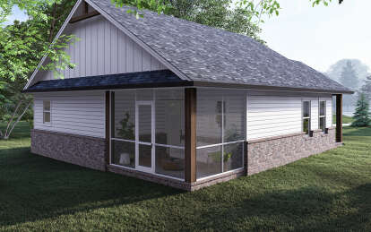 Modern Farmhouse House Plan #7174-00028 Elevation Photo