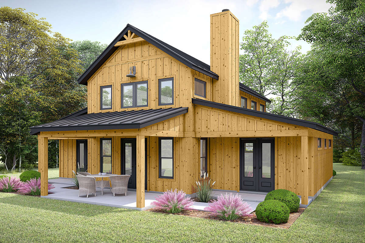 Barn Plan - 1,761 Square Feet, 3 Bedrooms, 2 Bathrooms | Floor Plan ...