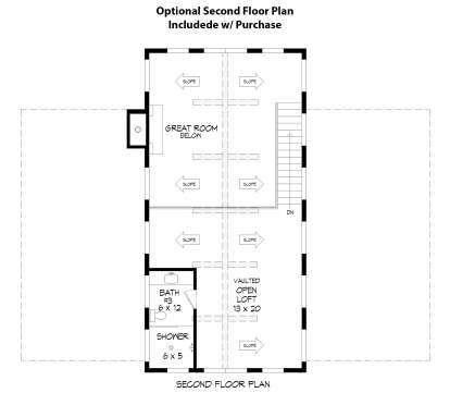 Optional Second Floor for House Plan #940-01149