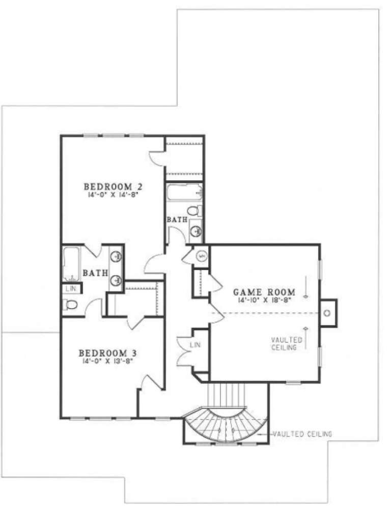 House Plan House Plan #3146 Drawing 2