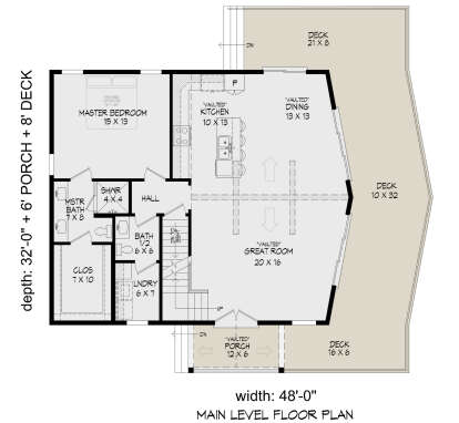 Main Floor  for House Plan #940-01150