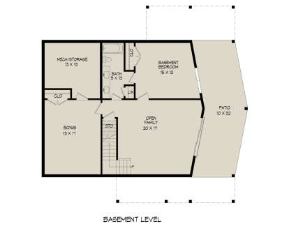 Basement for House Plan #940-01150