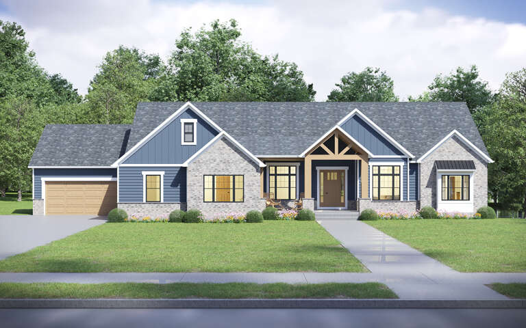 House Plan House Plan #31461 Front Elevation 