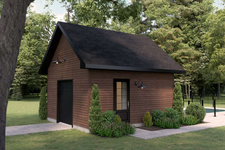 House Plan House Plan #31468 Angled Front Elevation