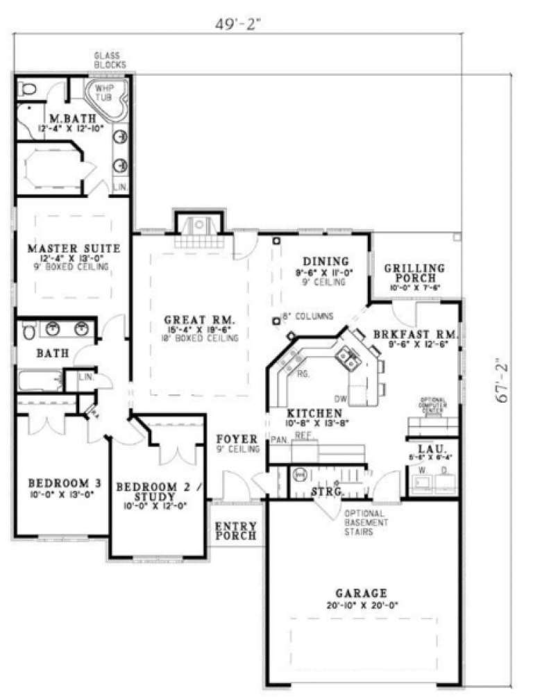 House Plan House Plan #3147 Drawing 1