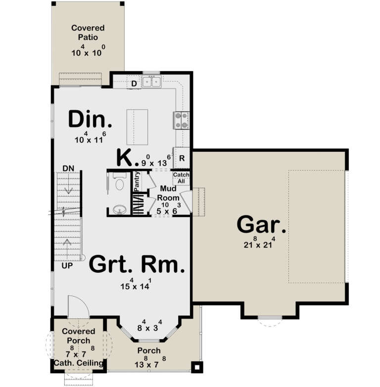 House Plan House Plan #31470 Drawing 1