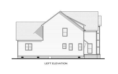 Modern Transitional House Plan #6261-00004 Elevation Photo
