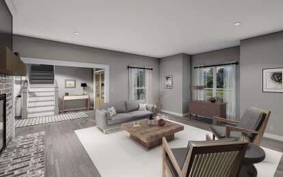 Modern Transitional House Plan #6261-00004 Additional Photo