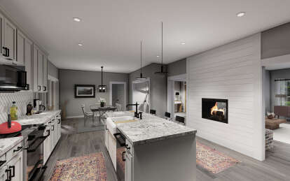 Modern Transitional House Plan #6261-00004 Additional Photo