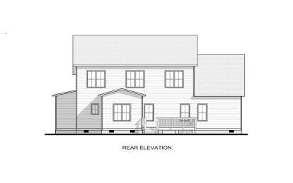 Modern Farmhouse House Plan #6261-00005 Elevation Photo