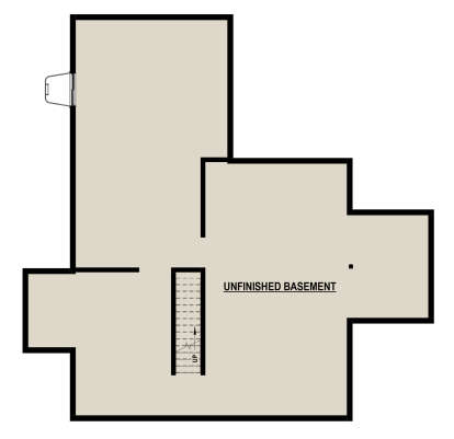 Basement for House Plan #6261-00006