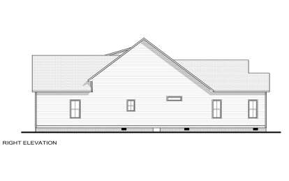 Modern Farmhouse House Plan #6261-00007 Elevation Photo