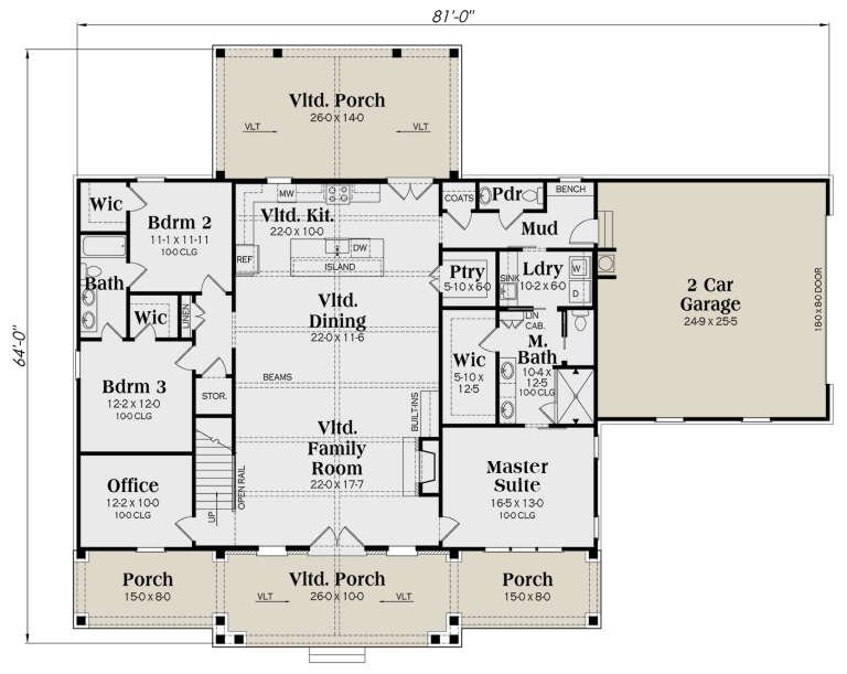 House Plan House Plan #31479 Drawing 1