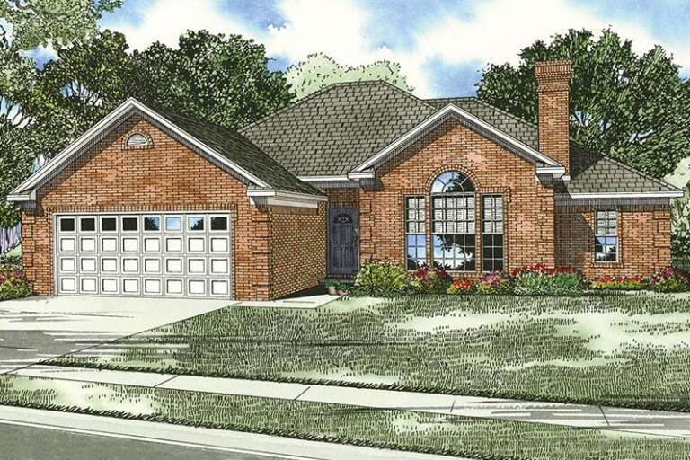 House Plan House Plan #3148 Angled Front Elevation