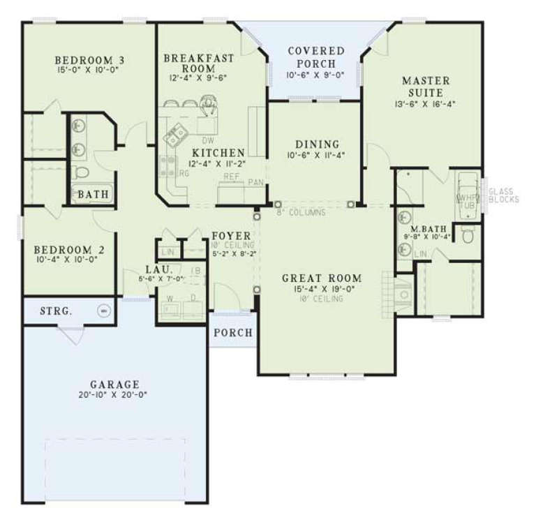 House Plan House Plan #3148 Drawing 1