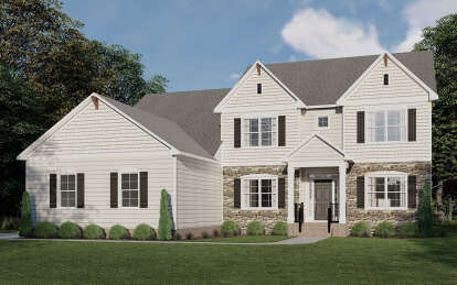 Traditional House Plan #6261-00008 Elevation Photo