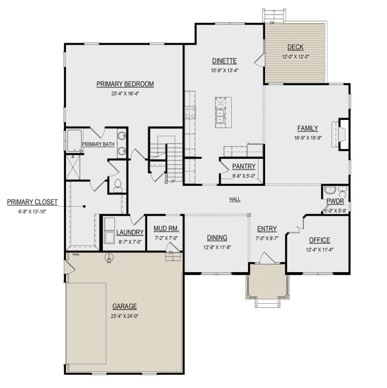 House Plan House Plan #31480 Drawing 1