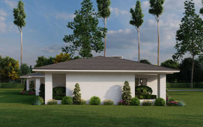 Modern House Plan #8318-00391 Elevation Photo