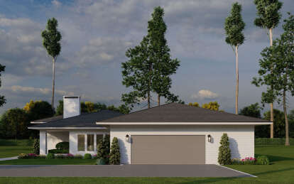 Modern House Plan #8318-00391 Elevation Photo
