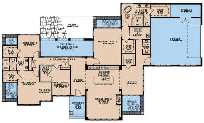 Main Floor  for House Plan #8318-00391