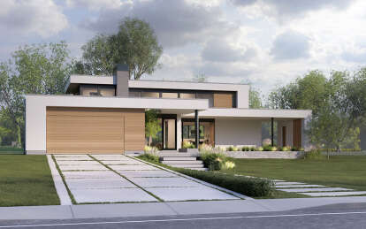Modern House Plan #8937-00103 Elevation Photo