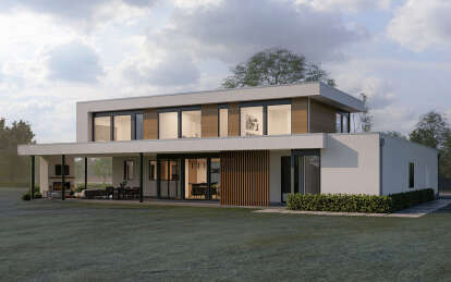 Modern House Plan #8937-00103 Elevation Photo