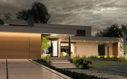 Modern House Plan #8937-00103 Elevation Photo