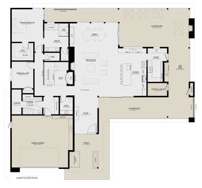 Main Floor  for House Plan #8937-00103