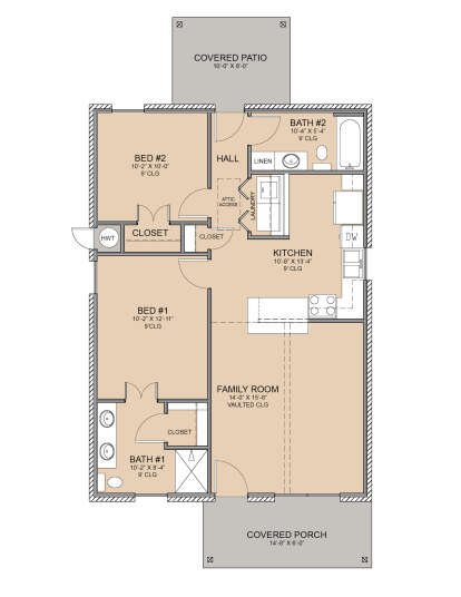 Main Floor  for House Plan #677-00034