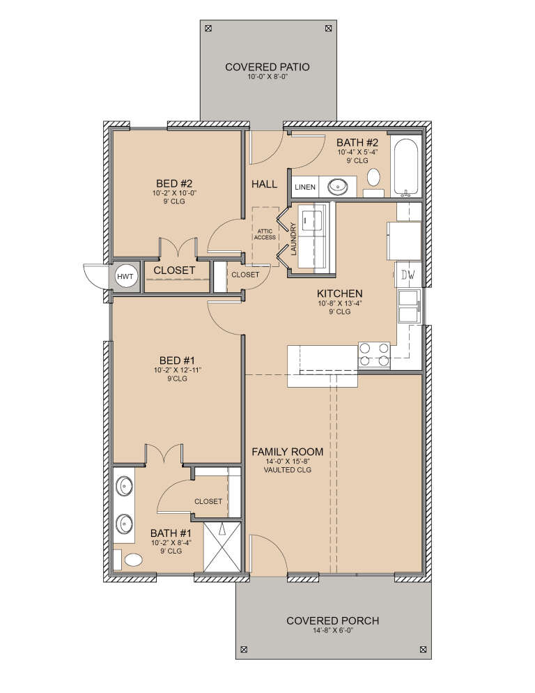 House Plan House Plan #31484 Drawing 1