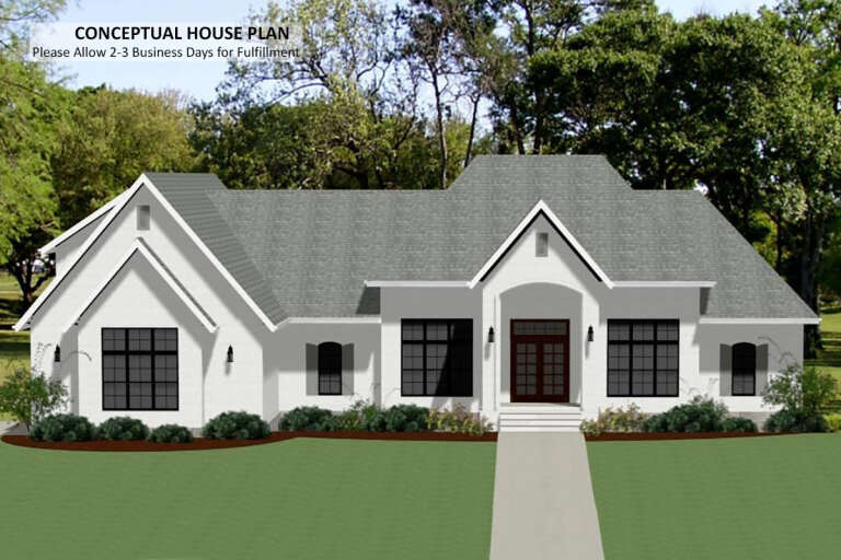 House Plan House Plan #31485 Front Elevation 