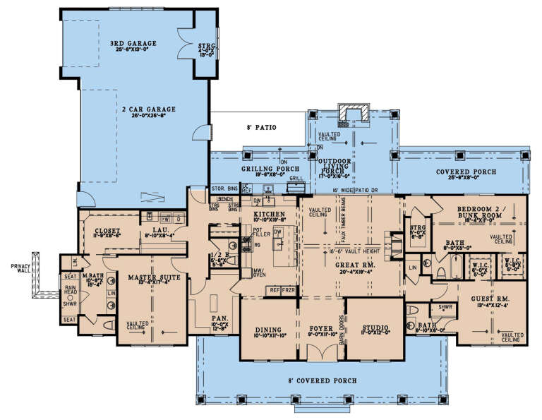 House Plan House Plan #31487 Drawing 1