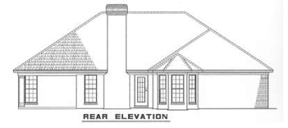 Ranch House Plan #110-00116 Elevation Photo