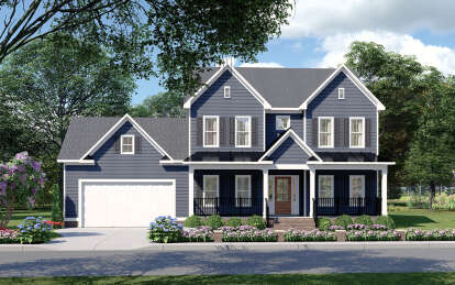 Country House Plan #6261-00013 Elevation Photo
