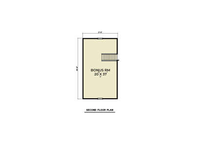 Bonus Room for House Plan #2464-00142