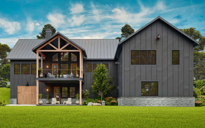 Modern Farmhouse House Plan #699-00389 Elevation Photo
