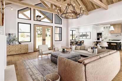 Modern Farmhouse House Plan #699-00389 Additional Photo