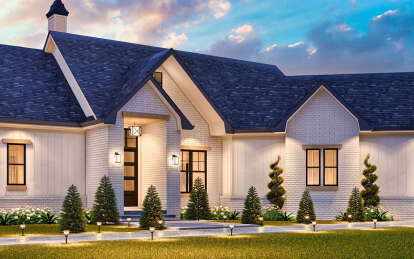 European House Plan #699-00390 Elevation Photo