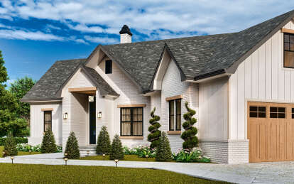 European House Plan #699-00390 Elevation Photo