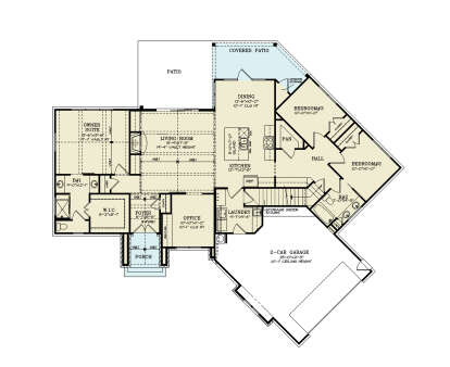 Main Floor  for House Plan #699-00390