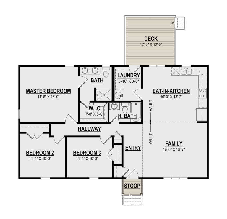 House Plan House Plan #31500 Drawing 1