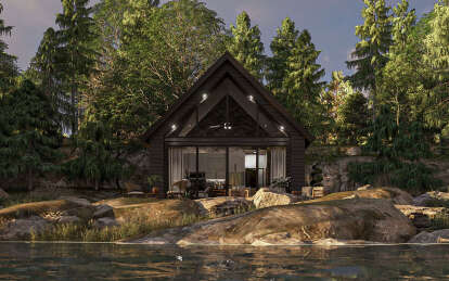 Modern House Plan #963-01020 Elevation Photo