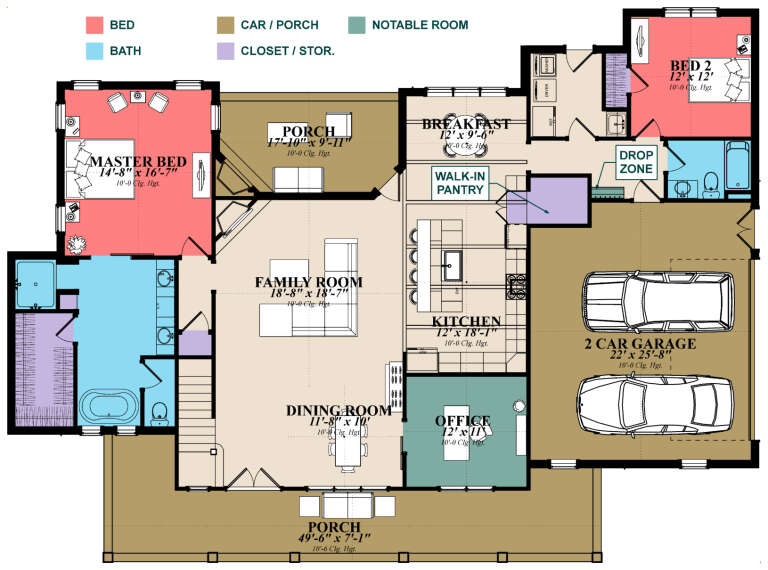 House Plan House Plan #31503 Drawing 1