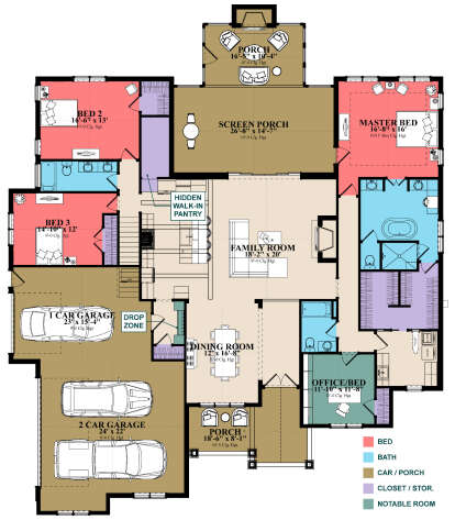 Main Floor  for House Plan #1070-00305