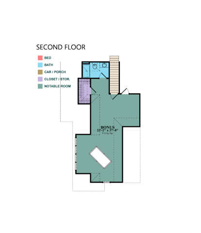 Bonus Room for House Plan #1070-00305