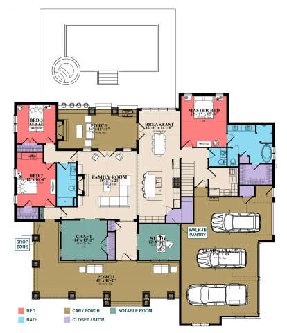 Main Floor  for House Plan #1070-00306