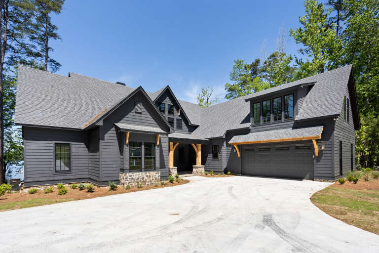 House Plan House Plan #31506 Angled Front Elevation