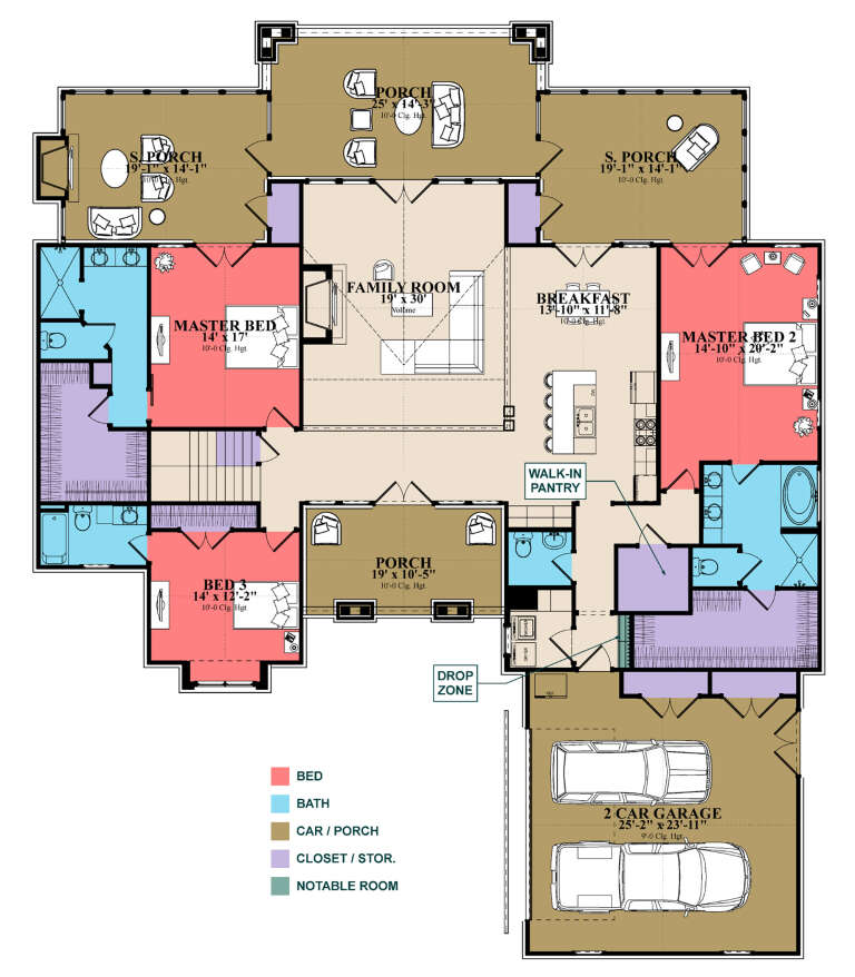 House Plan House Plan #31506 Drawing 1