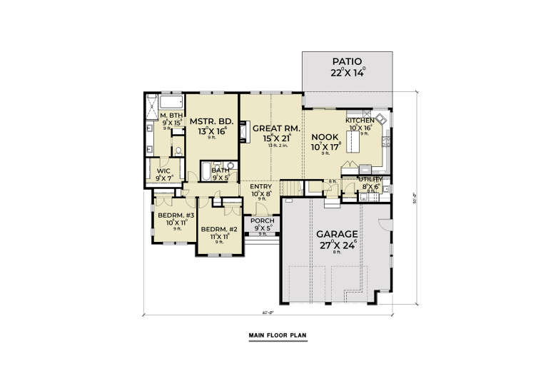 House Plan House Plan #31507 Drawing 1