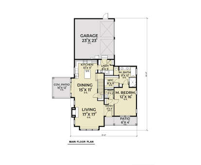 Main Floor  for House Plan #2464-00144